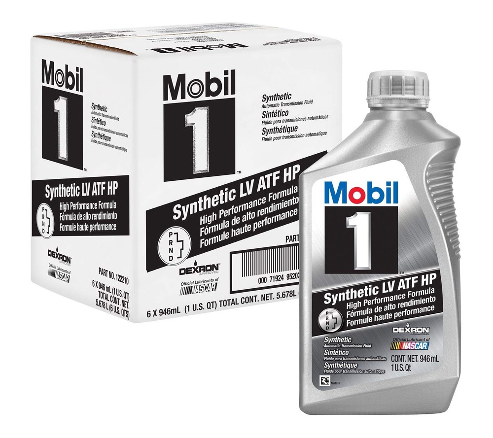 Mobil 1 Synthetic LV ATF HP 6 Quarts Automatic Transmission Fluid High