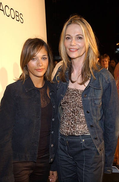 Rashida Jones and mother Peggy Lipton at Mercedes Benz Fashion Wee- Old Photo 1