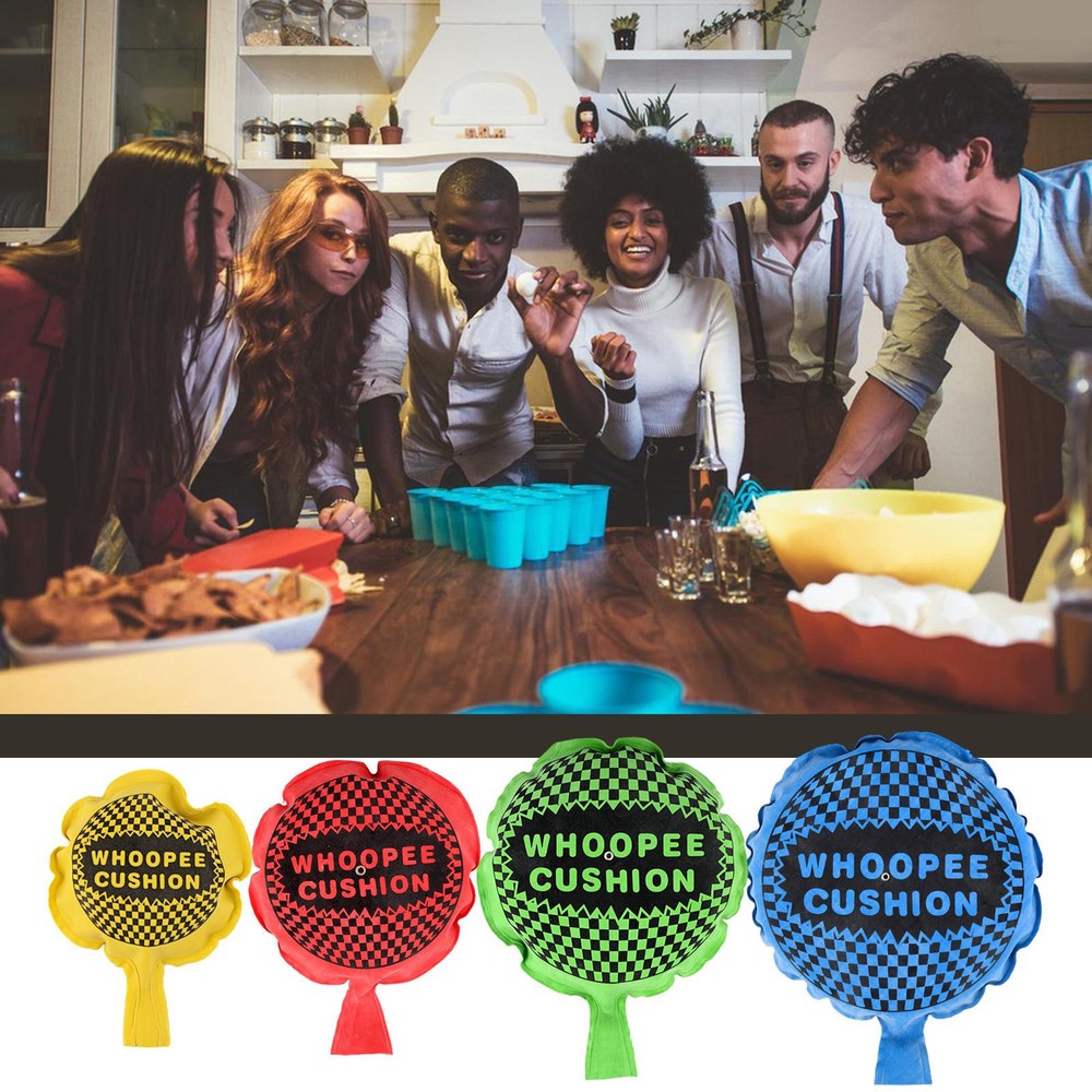 Whoopee Self Inflating Whoopee Cushion Classic Fart Balloon Joke Prank Party