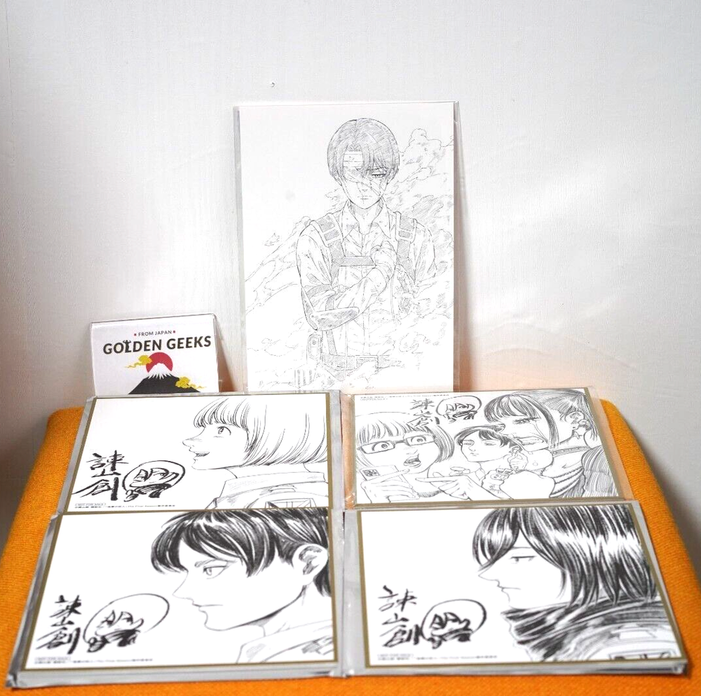 Attack on Titan The Last Attack Movie 5-Piece Shikishi and Card Set