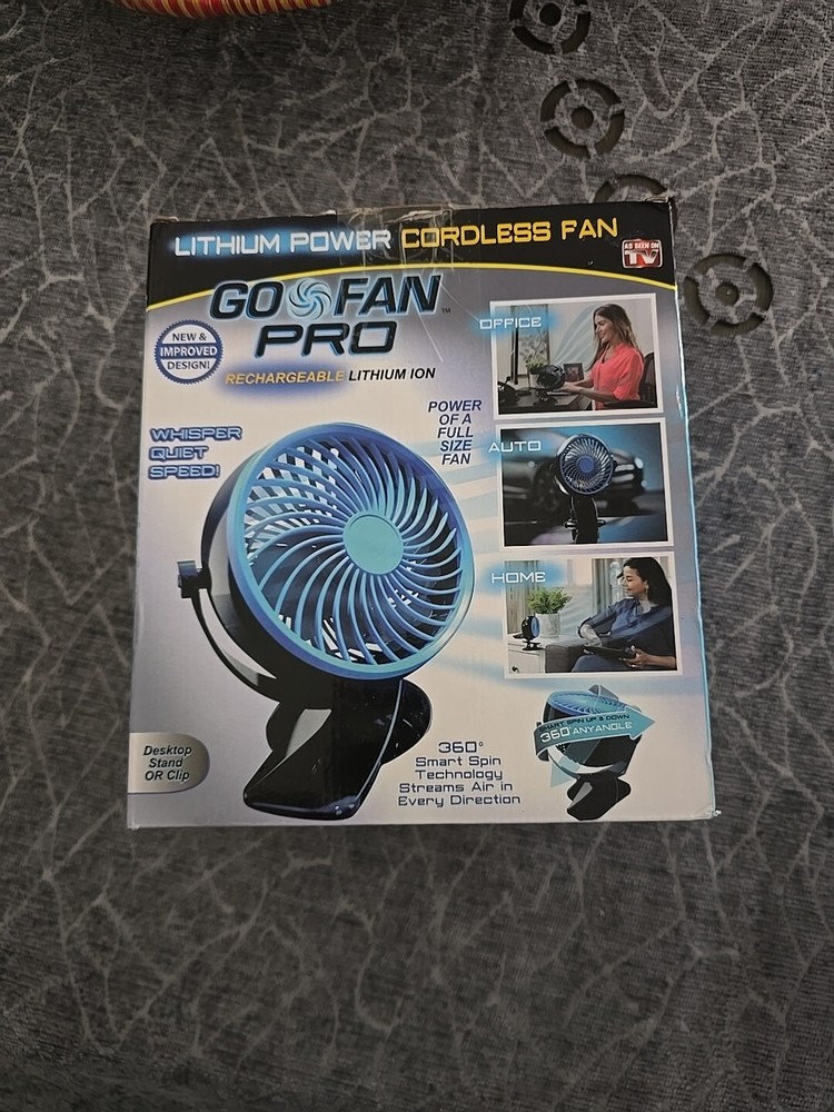 Go Fan Rechargeable Cordless Lithium Ion Fan