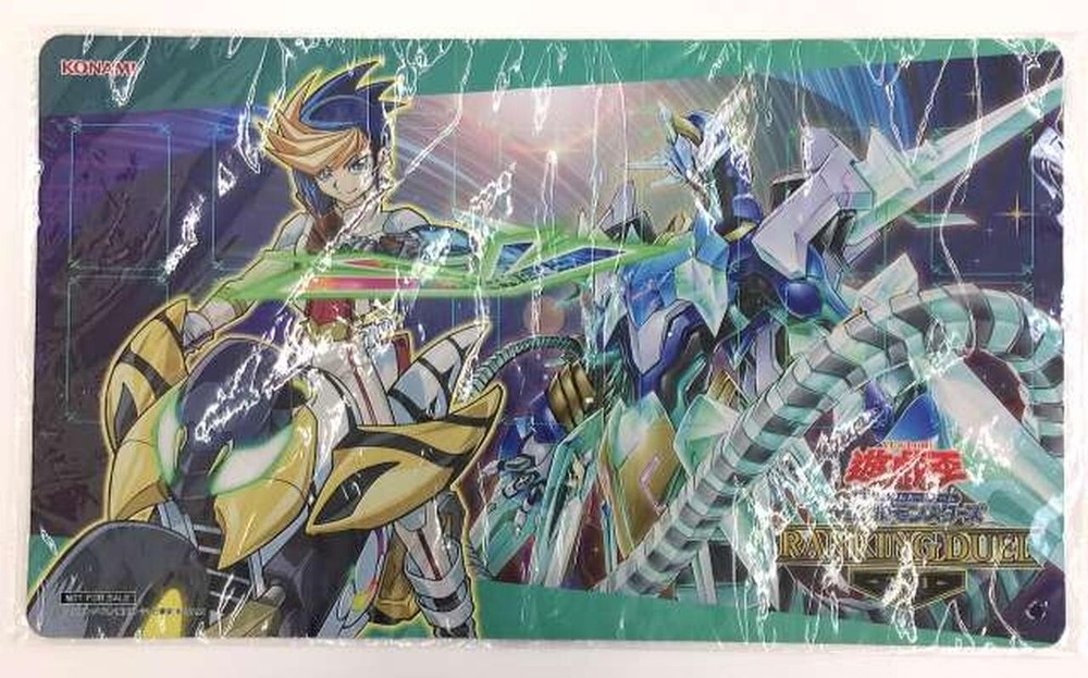 Yugioh Yugo Crystal Clear Wing Synchro Dragon Duel Mat 2021 JP Ranked