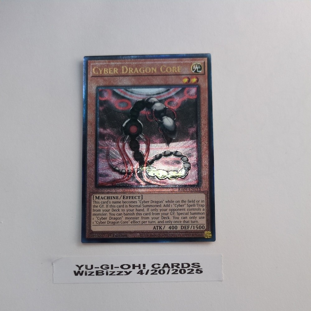 Cyber Dragon Core Ultimate Rare 1st Edition Quarter Century NM