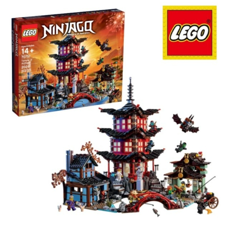 NEW LEGO 70751 NINJAGO Temple of Airjitzu 2028 Pieces Unopened FAST&SAFE