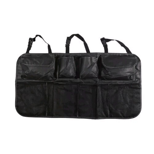Universal Black Car Organizer Trunk Mesh Net Pocket Rear Back Seat Storage Bag