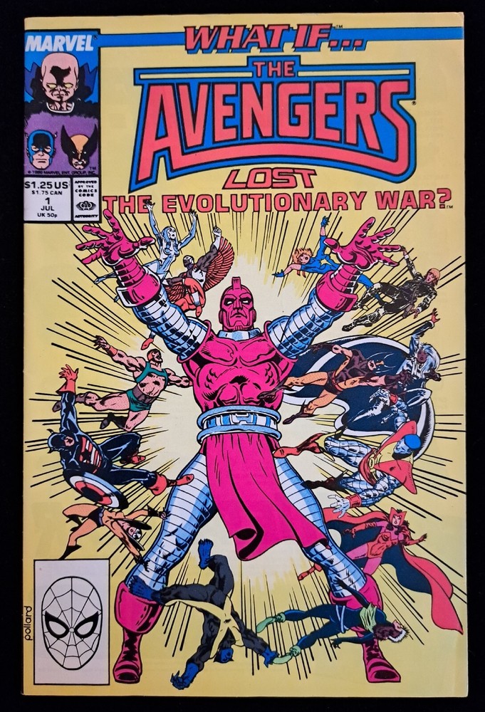 1989 What If? #1 Avengers Lost the Evolutionary War Marvel Comic Book Key Issue