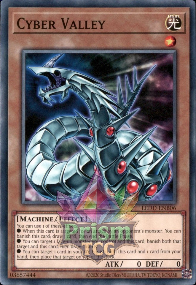 Cyber Valley LEDD-ENB06 Yu-Gi-Oh Rare Trading Card