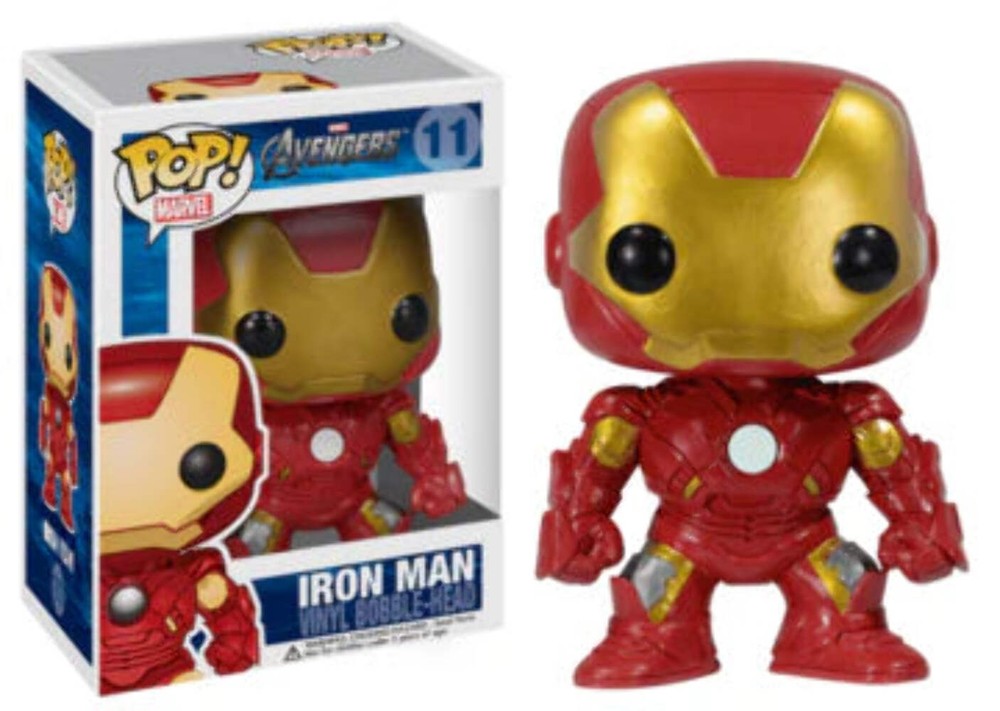 Funko POP! Marvel: Avengers - Iron Man [Large Font](Damaged Box)[D] #11