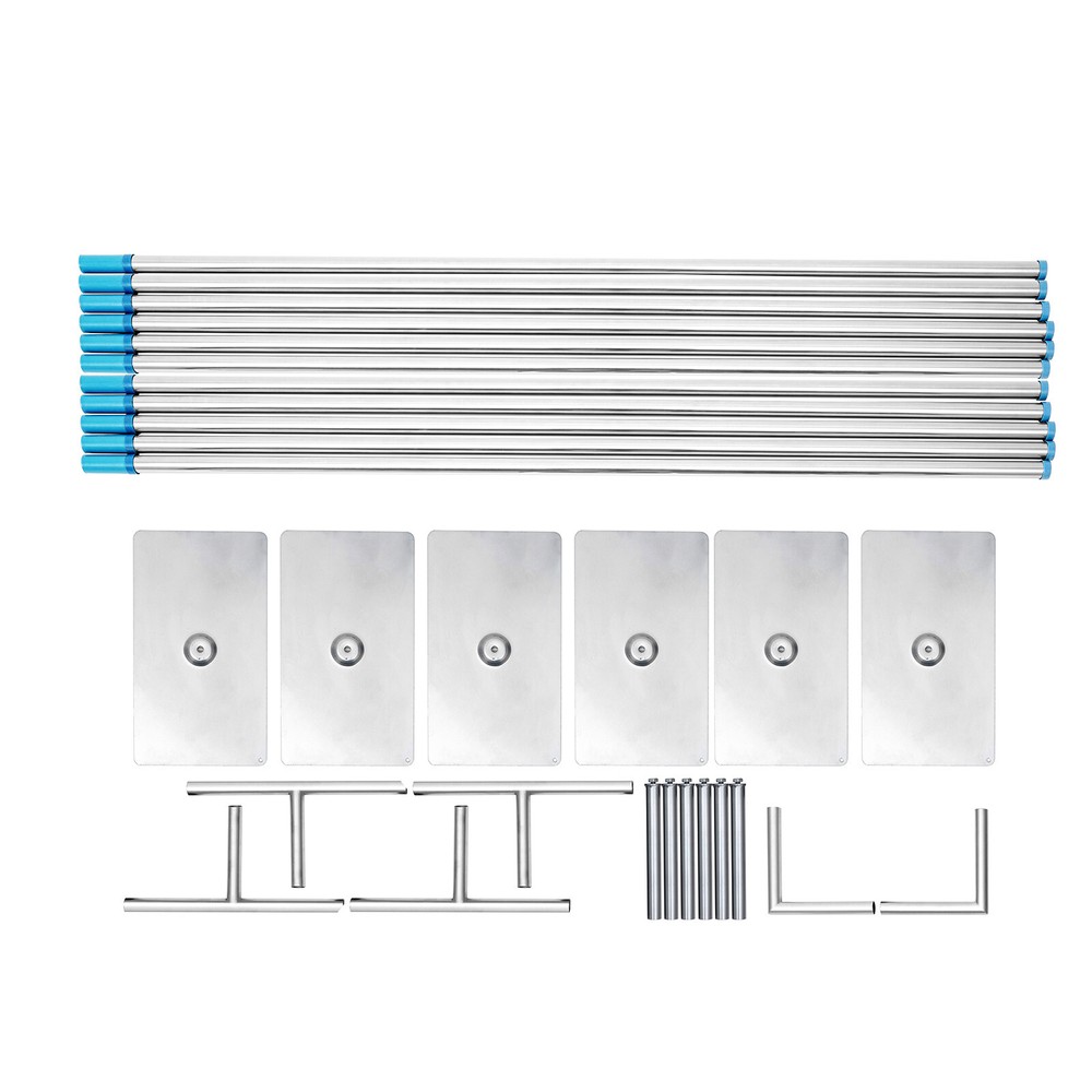 10x50 Backdrop Stand Pipe Kit – Heavy-Duty Background Support System for Curtains and Frames