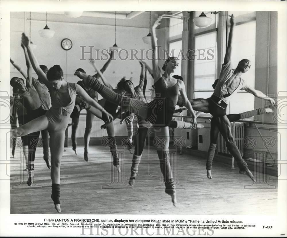 1980 Press Photo Antonia Franceschi starring in 