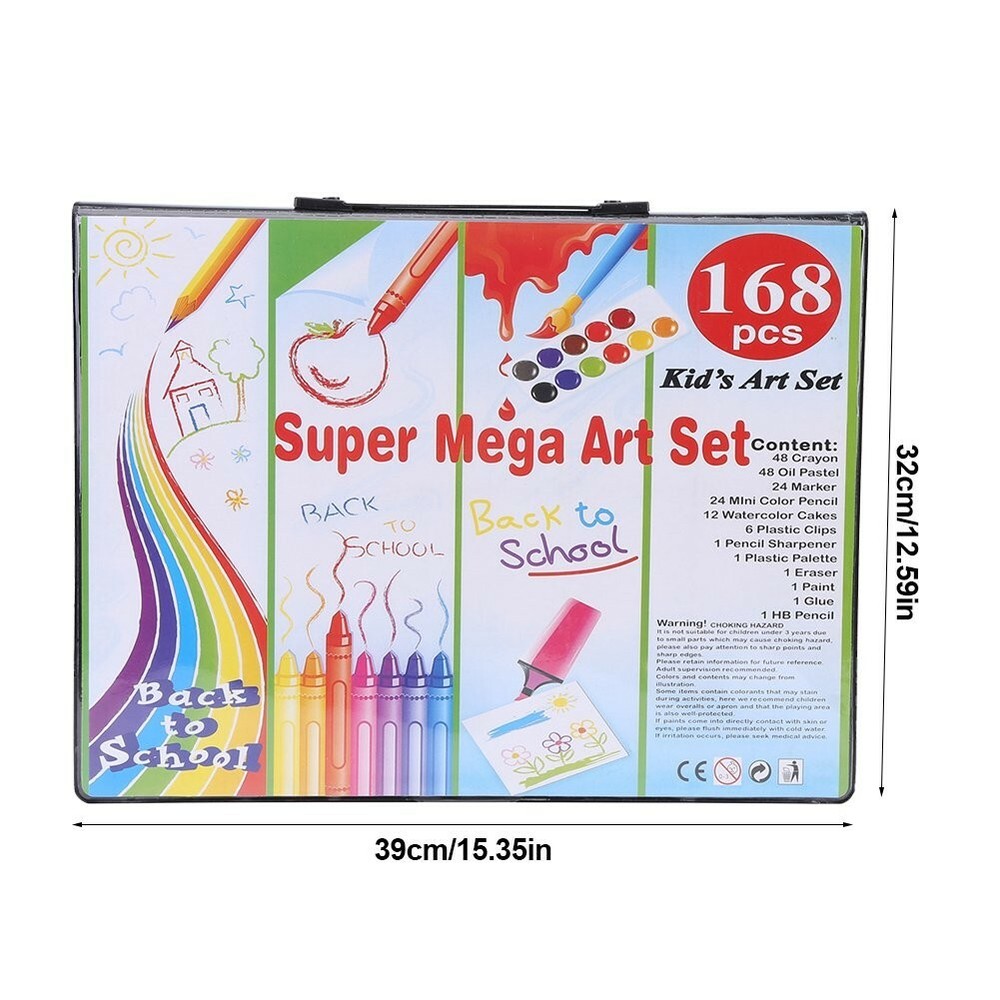 168-Piece Back to School Super Mega Art Set for Kids & Teens-image
