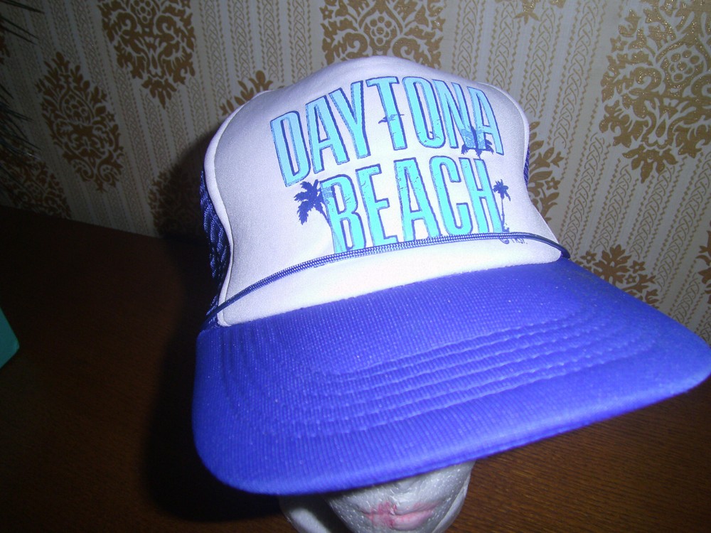 Daytona Beach Cap Hat One size Blue/White