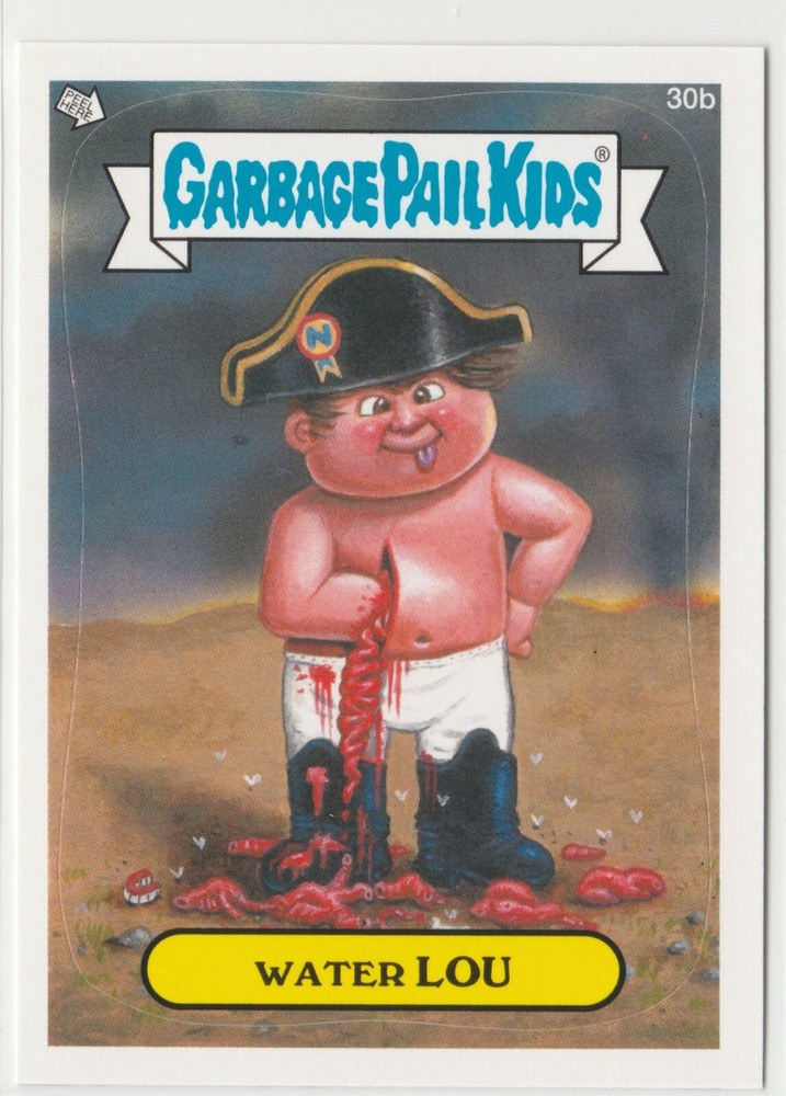 Vintage Water Lou #30b Garbage Pail Kids GPK 2012 Series 1 BNS1 Card
