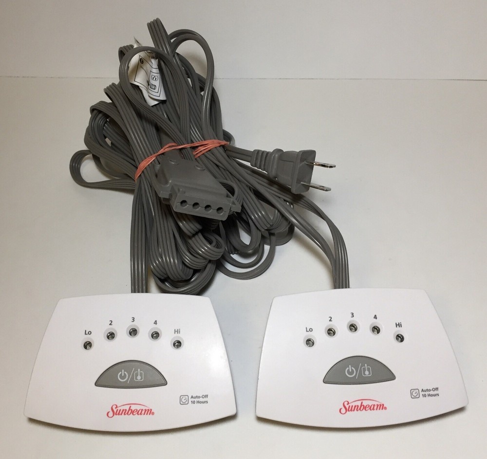 Holmes Sunbeam A02-TC-05U2 Style Y85KQ 4-Prong Dual Control Electric Blanket