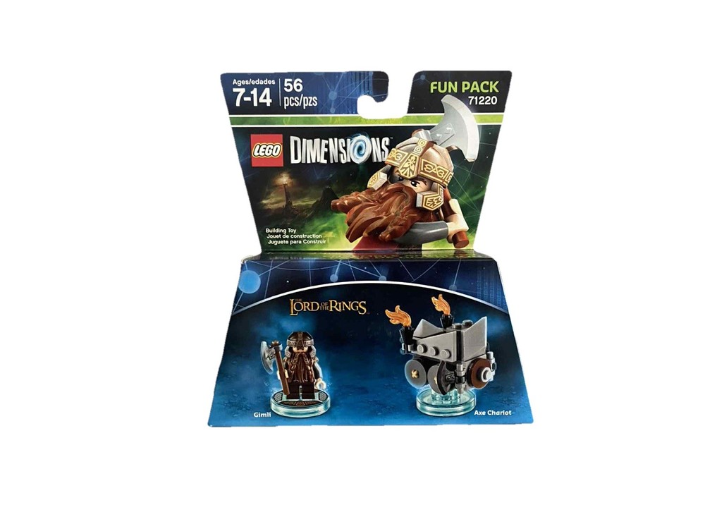 Lego Dimensions Lord Of The Rings GIMLI Fun Pack 71220 Sealed Set Mint