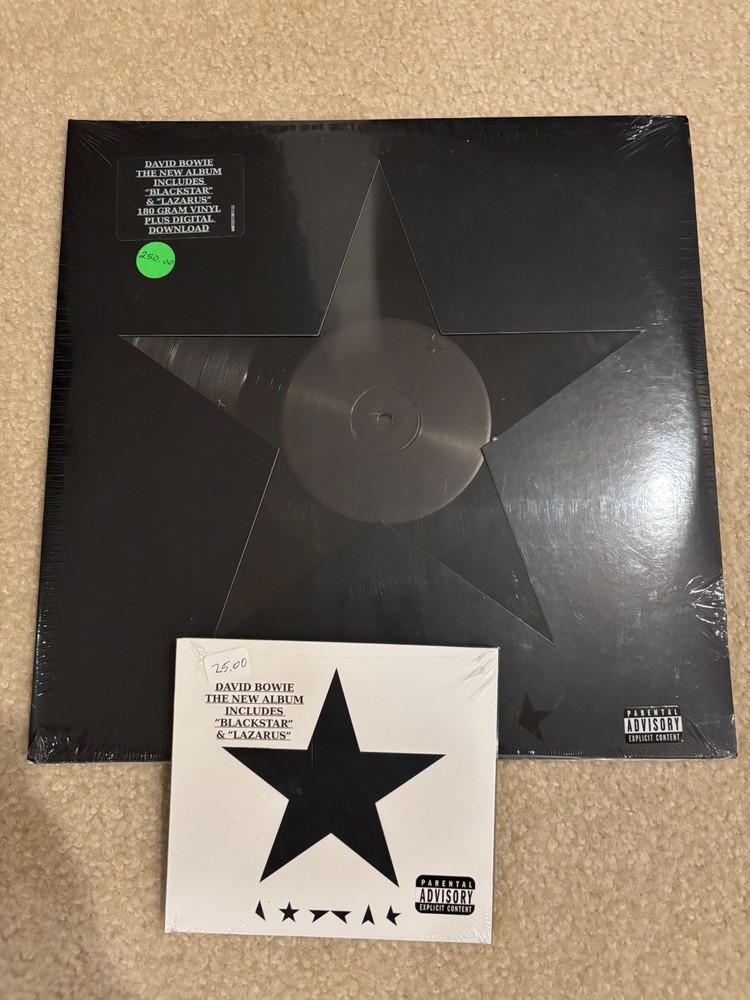 David Bowie Vinyl - The New Album includes Blackstar & Lazarus