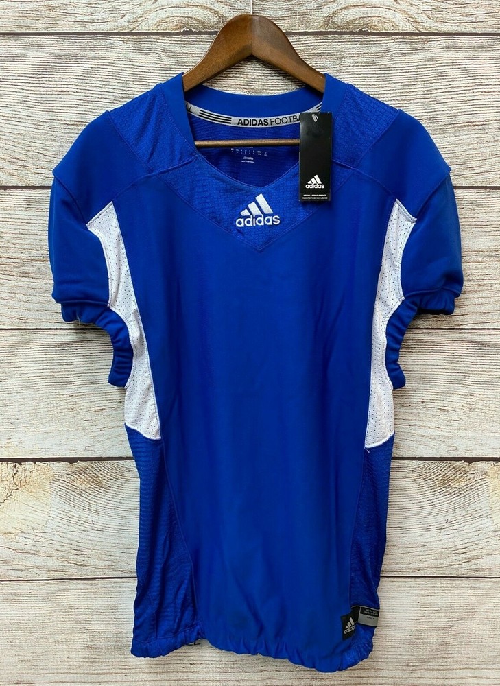Adidas Techfit Mens Medium RY Blue Football Compression Shirt New $80
