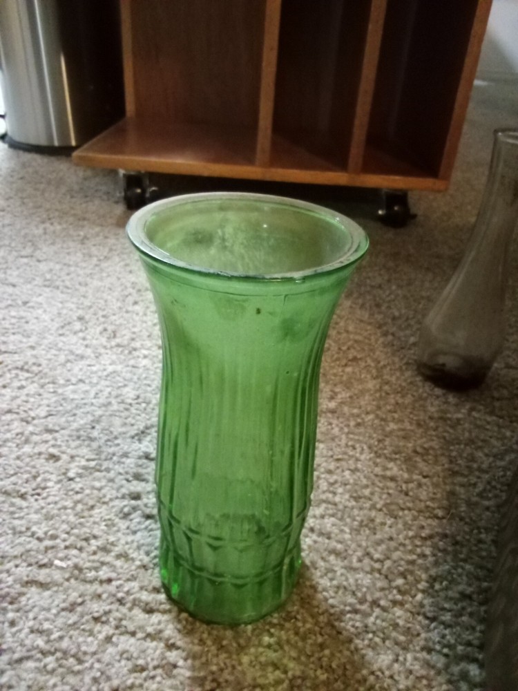 Uranium Green Bud Vase