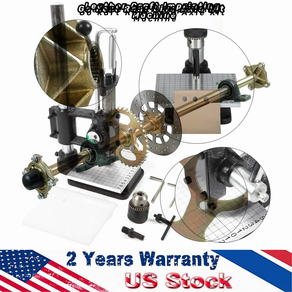 Leather Craft Imprinting Machine DIY Embossing Press Leather Stamp Punching Tool