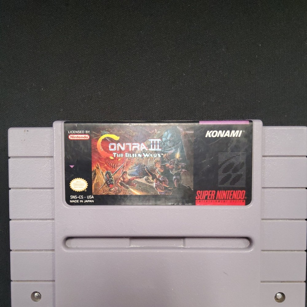 Contra III 3: The Alien Wars Super Nintendo (SNES)