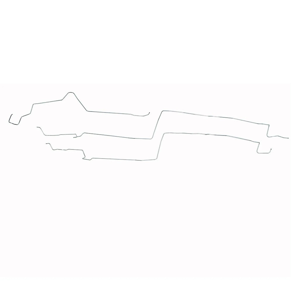 JEGS Fuel Line Kit 1987-1993 Ford Mustang, V8, w/o Subframe Connectors