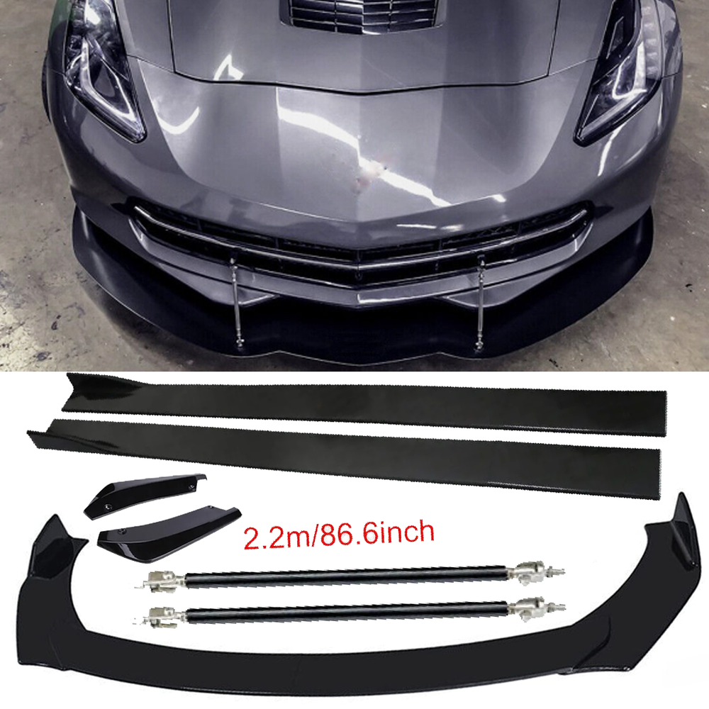 Front Rear Bumper Lip Splitter Spoiler87