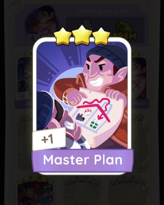 Master Plan MONOPOLY 3 Stars ⭐️⭐️⭐️ Sticker | FAST DELIVERY