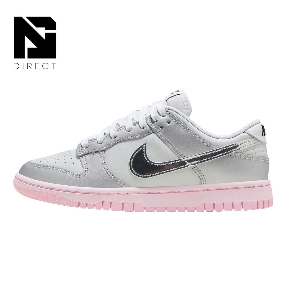 Nike Dunk Low LX Metallic Silver Pink Foam Women's Sizes HM3698-006 Women Shoes