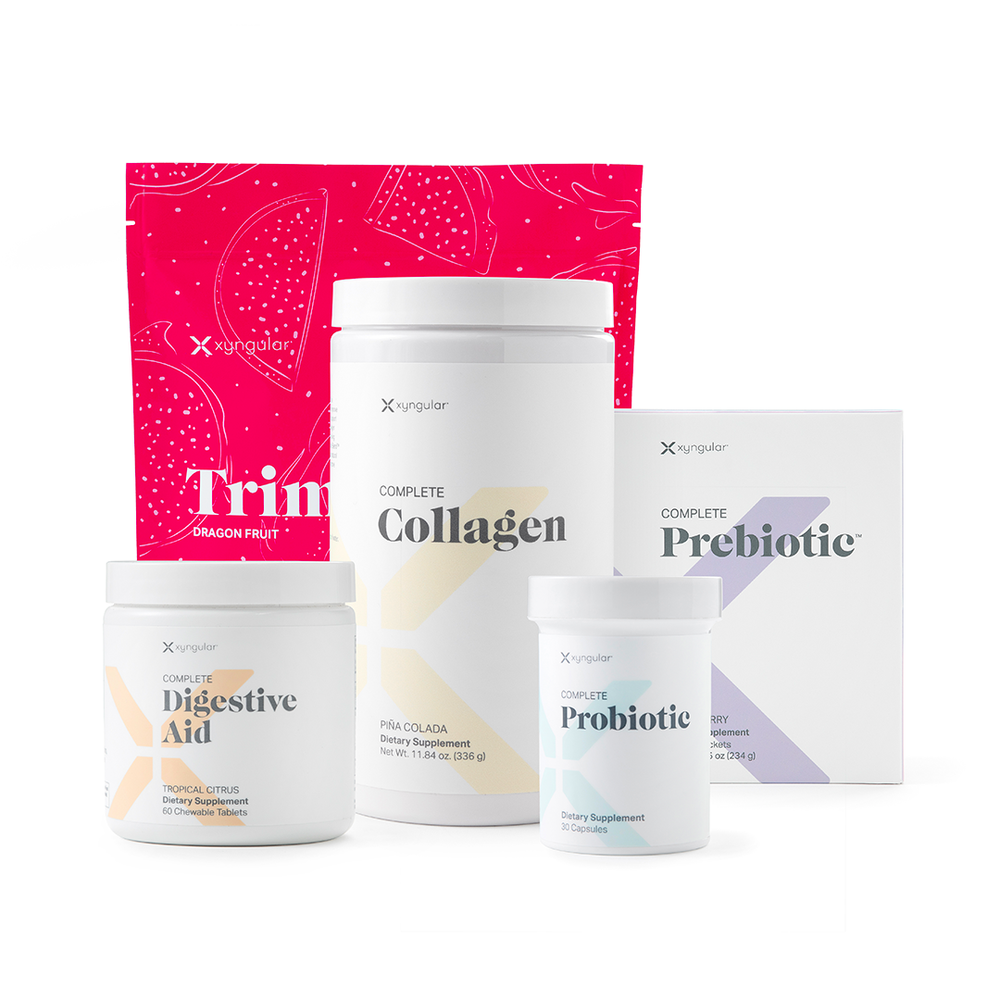Xyngular Gut Collective: Trimstix, Collagen, Probiotic, Prebiotic, Digestive Aid