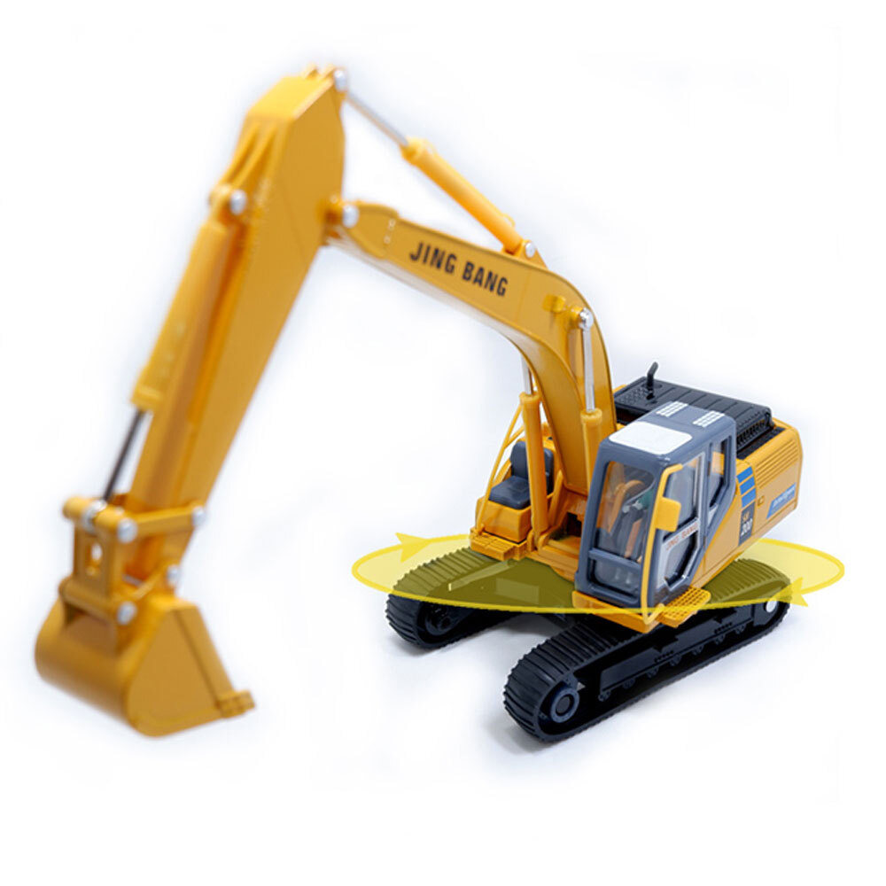 1/50 Excavator Truck Toy Construction Vehilcle Model Diecast Toys for Kids Boys