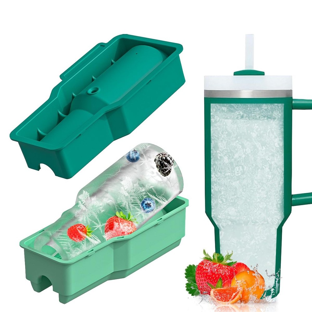 Silicone Ice Cube Tray Stanley Easy to Release, No-Spill Design Keeps Drinks ...