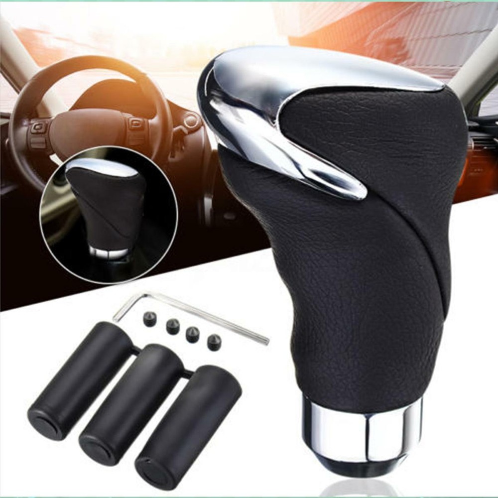 Manual/Automatic Car Leather Gear Stick Shift Knob Cover Handle Shifter Lever