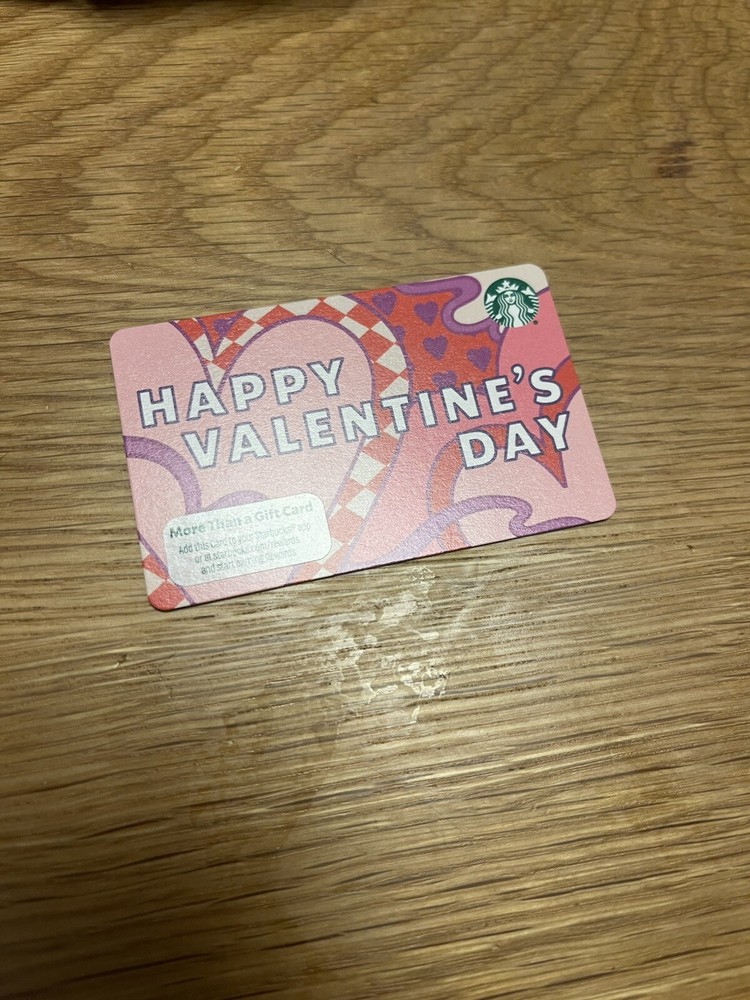Starbucks valentine card 2025