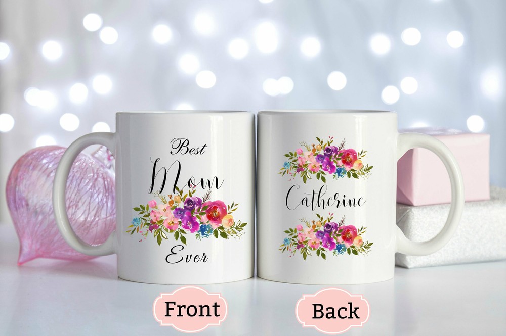 Personalized Mom Mug Best Mom Ever Coffee Mug Cute Coffee Mug Gift For Mother