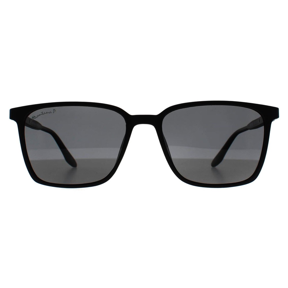 Montana Sunglasses MP186  Matte Black Smoke Polarized