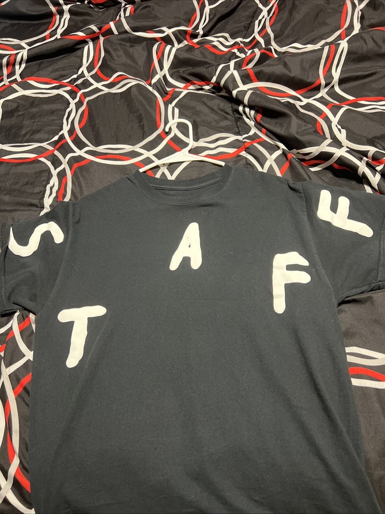 Travis Scott Astrofest Staff 2019 Tee Black Men's Size S