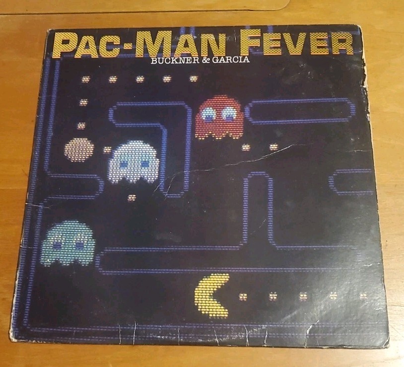 Pac-Man Fever Buckner & Garcia 1982 Vinyl Record LP Promo Video Game Songs