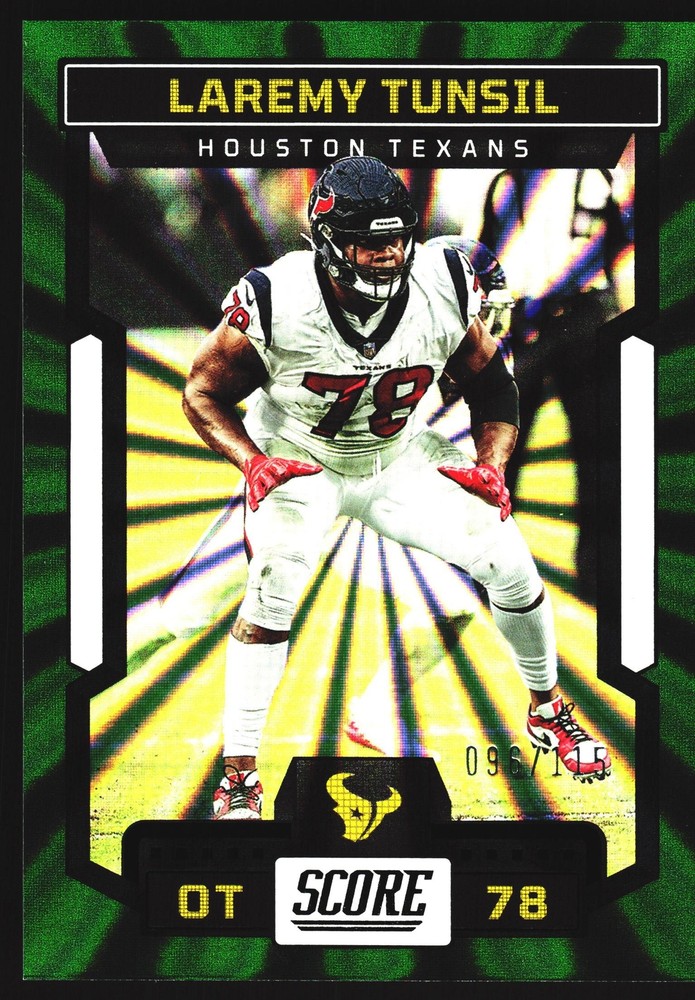 Laremy Tunsil /115 SN 2023 Panini Score Houston Texans NFL Card No.6