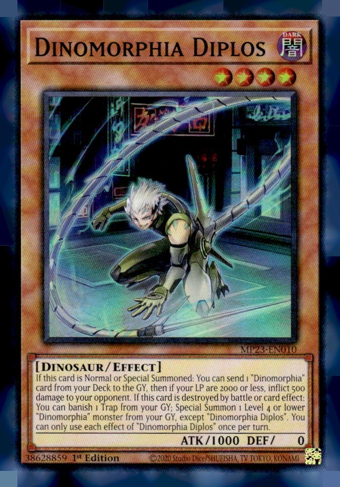 25th Anniversary Tin Dueling Heroes Dinomorphia Diplos Mega Pack MP23-EN010  