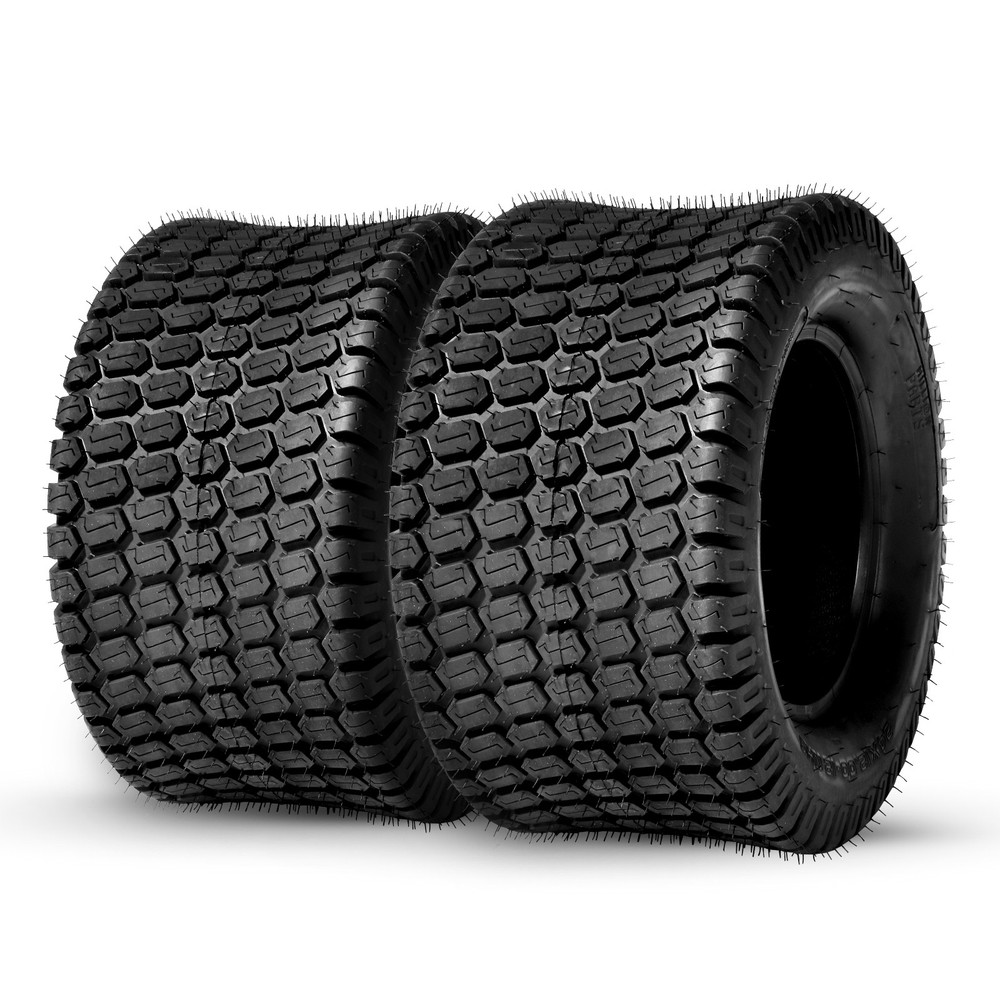 Set of 2 24x12-12 6-Ply Lawn Mower Tractor Turf Tires
