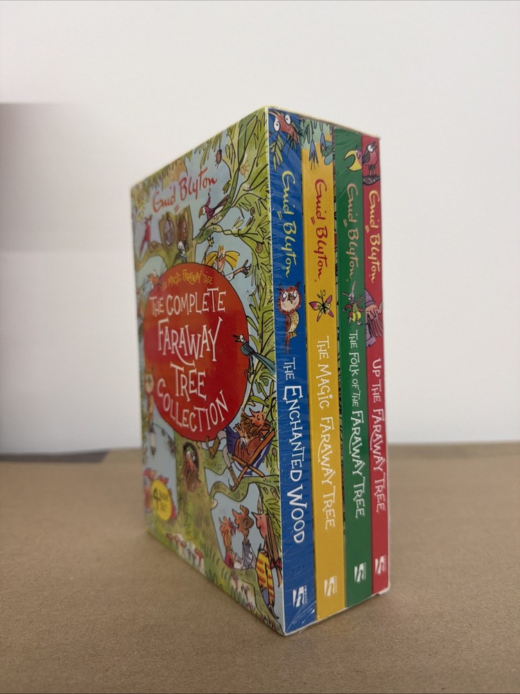 The Magic Faraway Tree Complete Collection 4 Books Box Set - Ages 7+ - Paperback