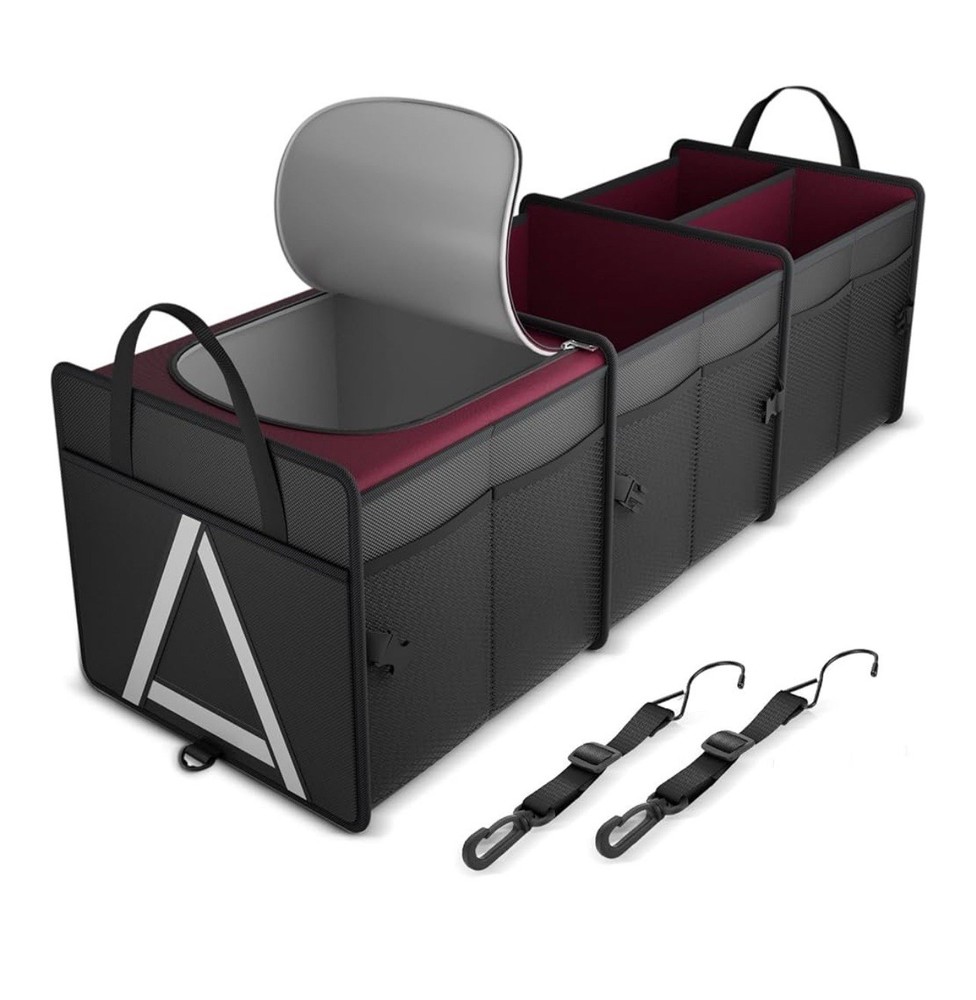 Sturdy Insulated Car Trunk Organizer with Cooler Bag by K KNODEL