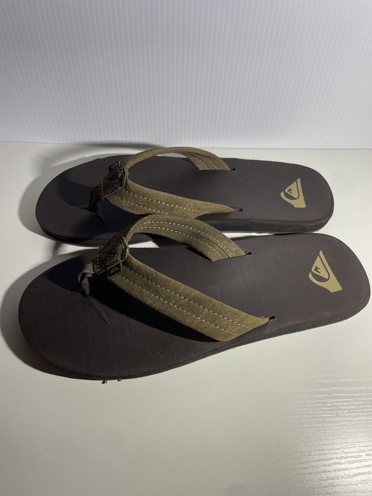 Quiksilver Carver Suede Sandal - Brown