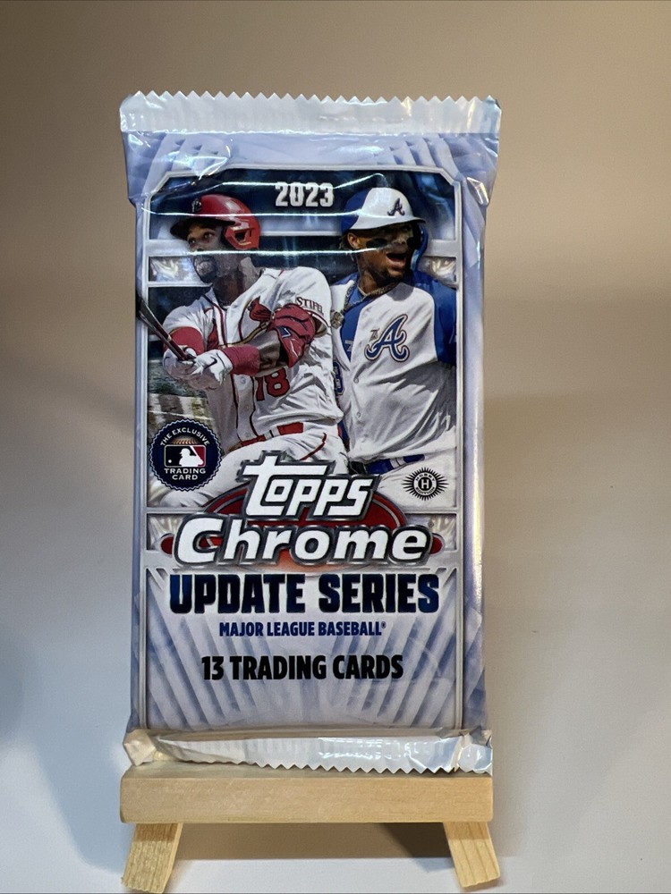 2023 Topps Chrome Update Series Sealed Hobby JUMBO Pack