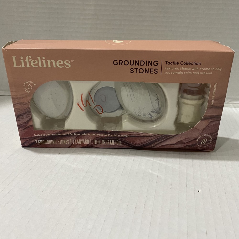 Lifelines Scented Grounding Stones Meditative Fidget Oil Set