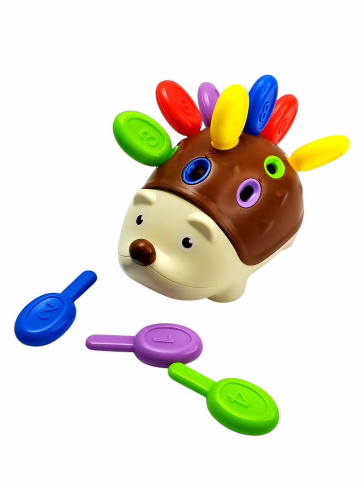 Educational Hedgehog learning toy, develop fine motor skills, color recognition
