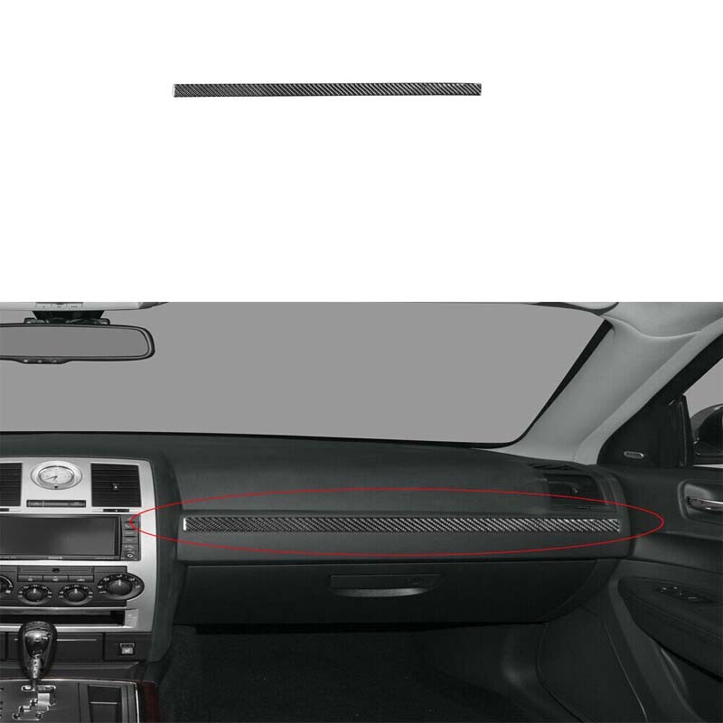 Cover Trim Interior Passenger Side Dash For Chrysler 300 Carbon Fiber Car 08-10