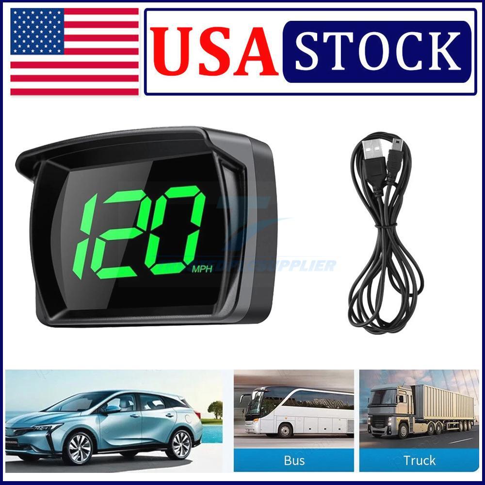 Car HUD GPS Speedometer Odometer for Truck Motorcycle MPH Display