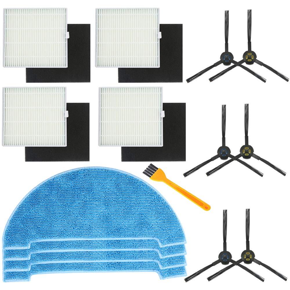 Kits for ILIFE V8s Robotic Vacuum Cleaner/ILIFE V80 Max Robot Vacuum, Side Br...