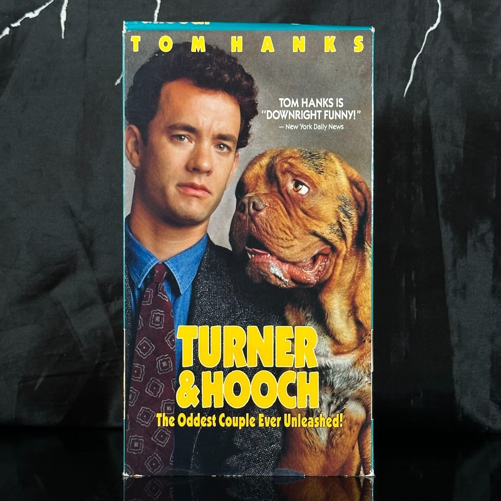 Turner & Hooch (VHS, 1996) Tom Hanks